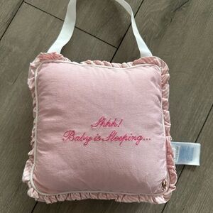 Nursery Ralph Lauren door hang pillow